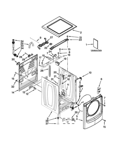 Top and cabinet parts