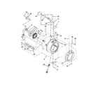 Maytag MHW9000YR0 tub and basket parts diagram
