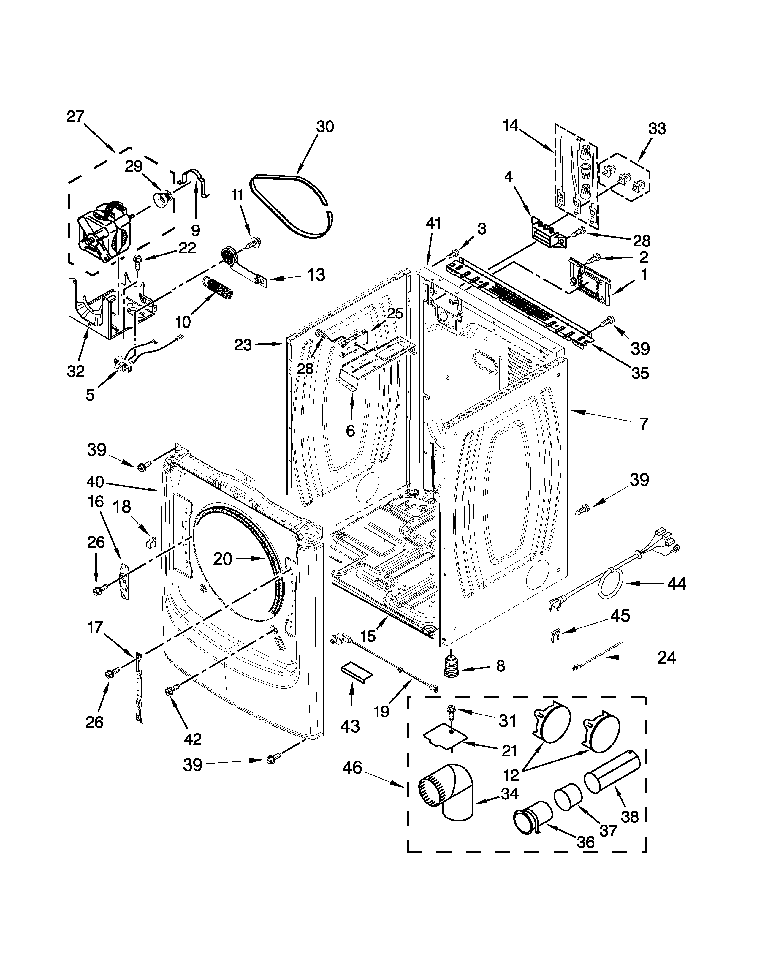 Cabinet parts