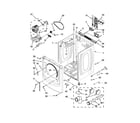 Maytag YMED6000XR2 cabinet parts diagram