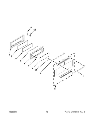 Upper door parts