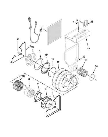 Blower unit parts