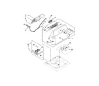 Maytag MVWX700XL2 console and dispenser parts diagram