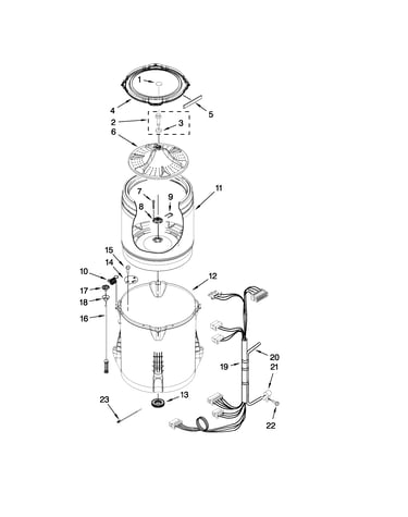 Basket and tub parts