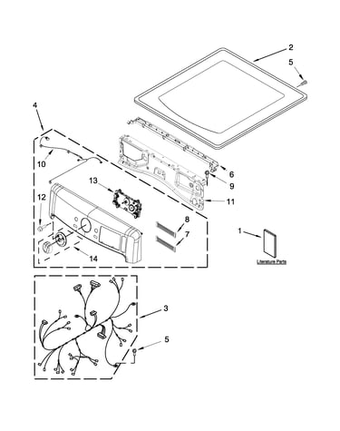 Top and console parts