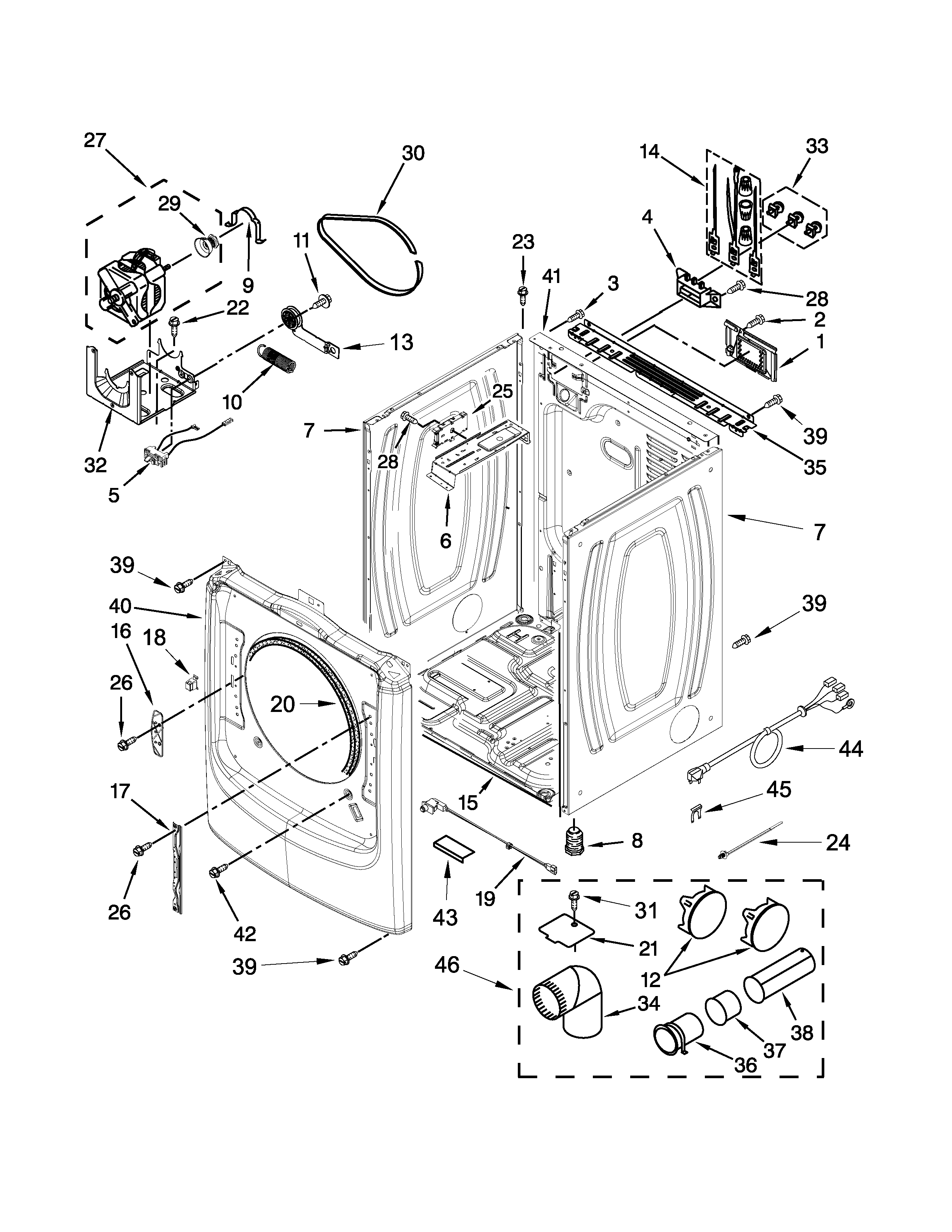 Cabinet parts