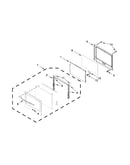 Oven door parts