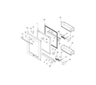 Jenn-Air JUR24FRACX00 door parts diagram