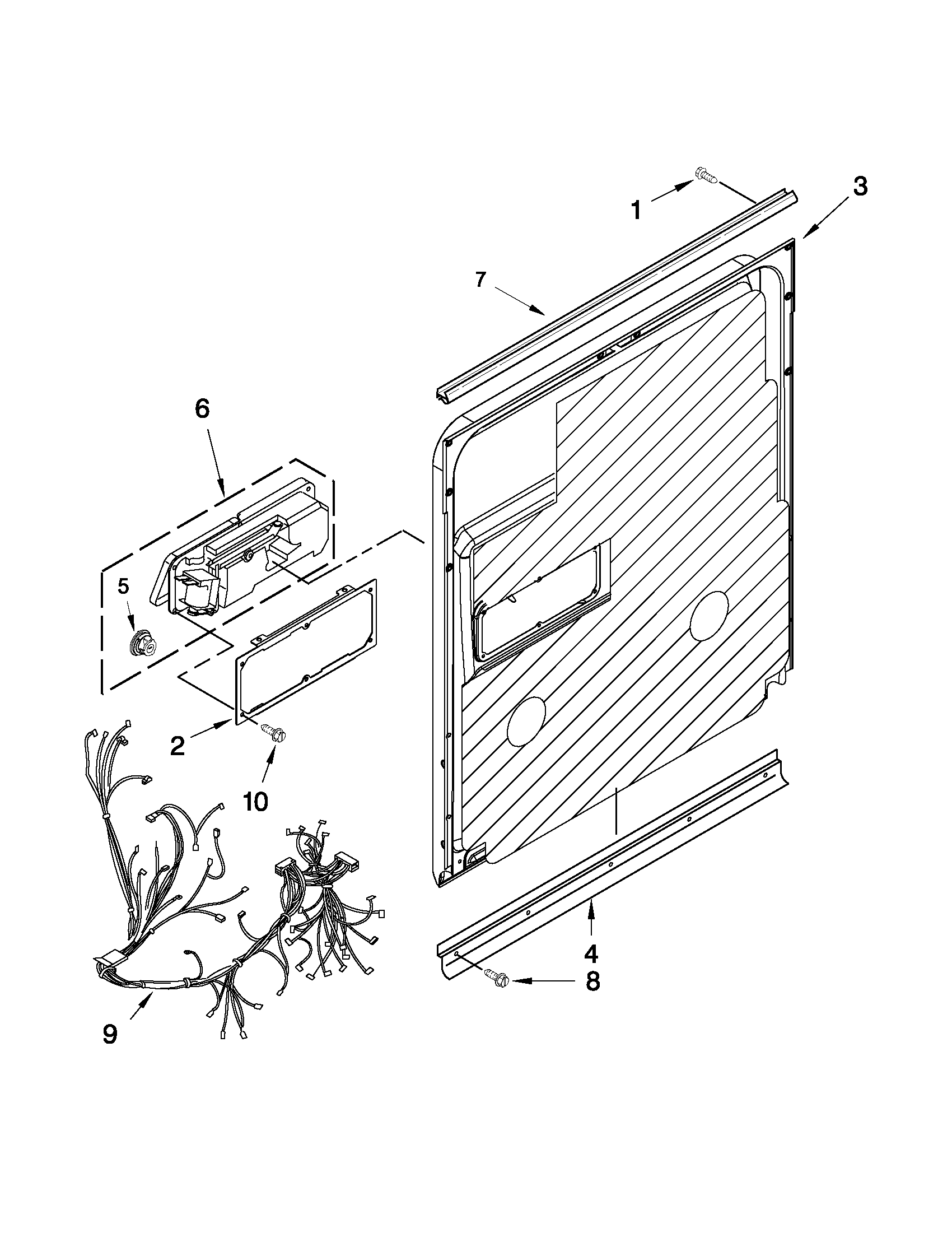 Inner door parts