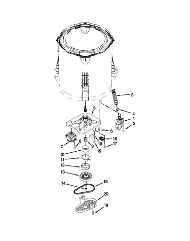 Gearcase, motor and pump parts