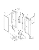 Refrigerator door parts