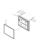 Freezer door parts