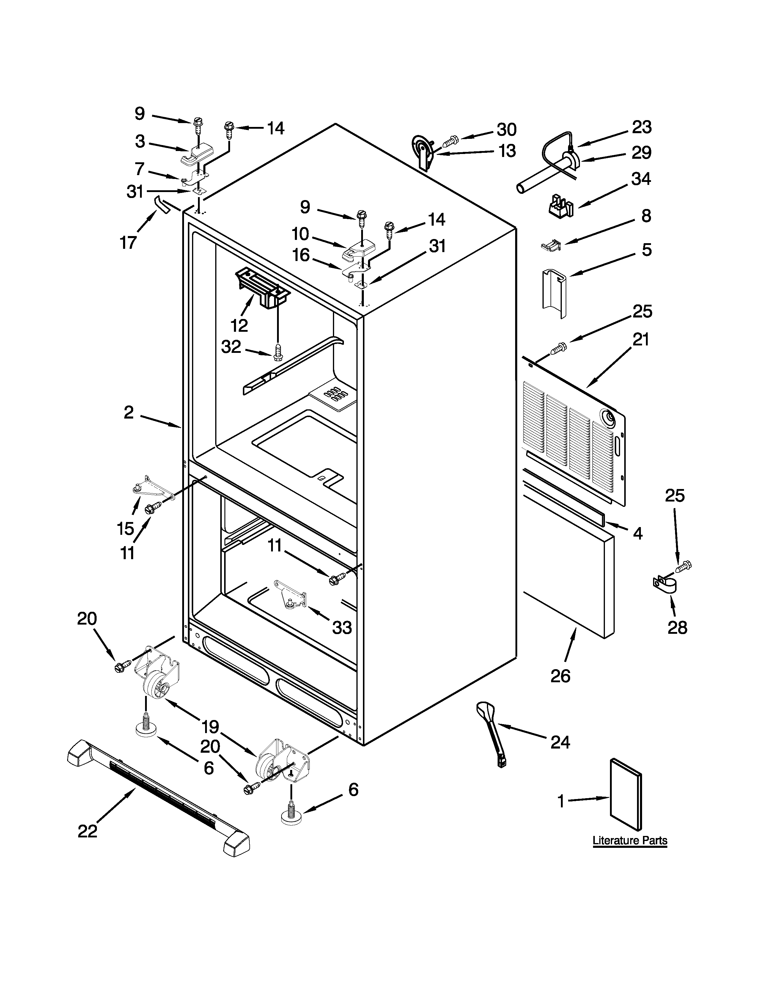 Cabinet parts