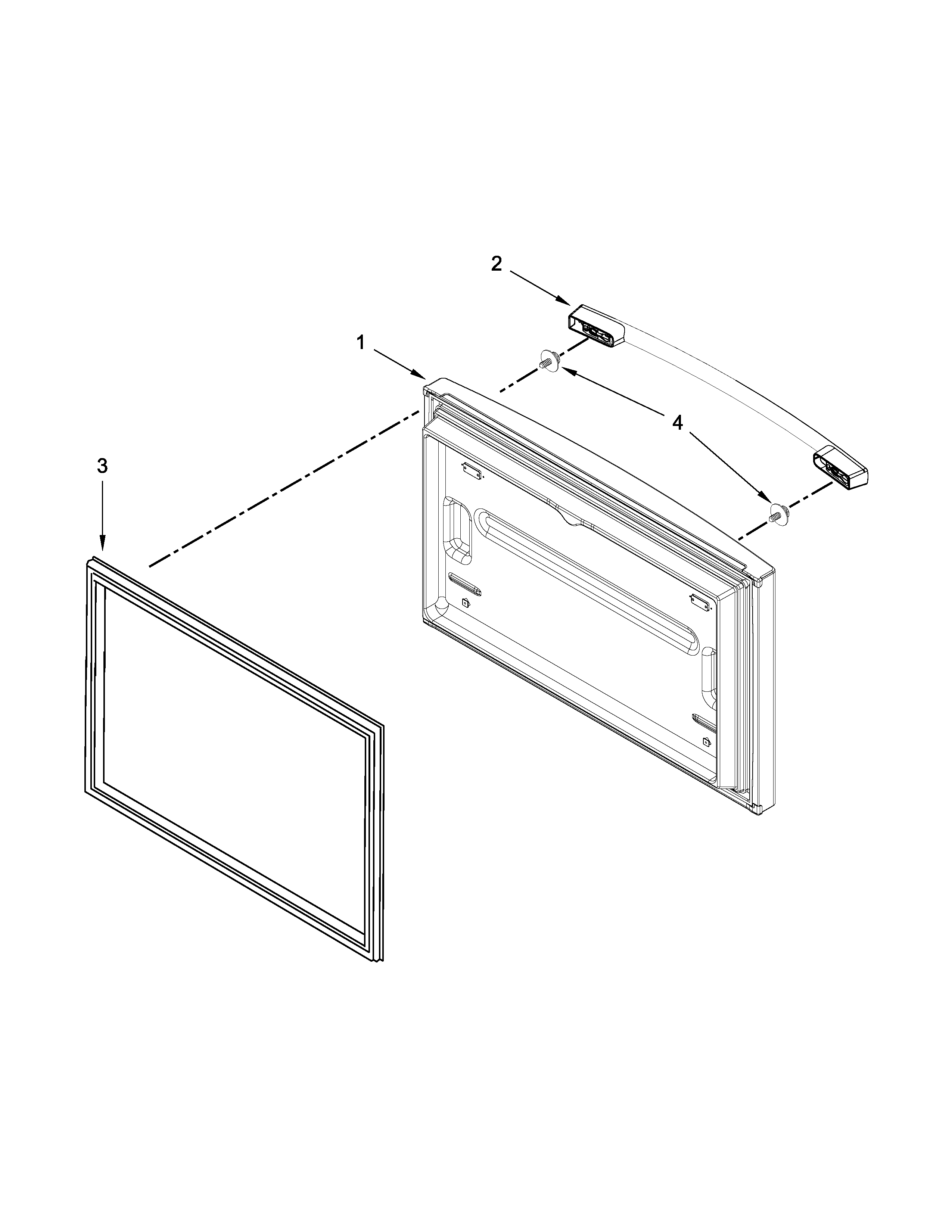 Freezer door parts