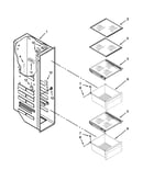 Freezer liner parts
