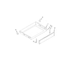 Whirlpool WFG710H0AE0 drawer and broiler parts diagram