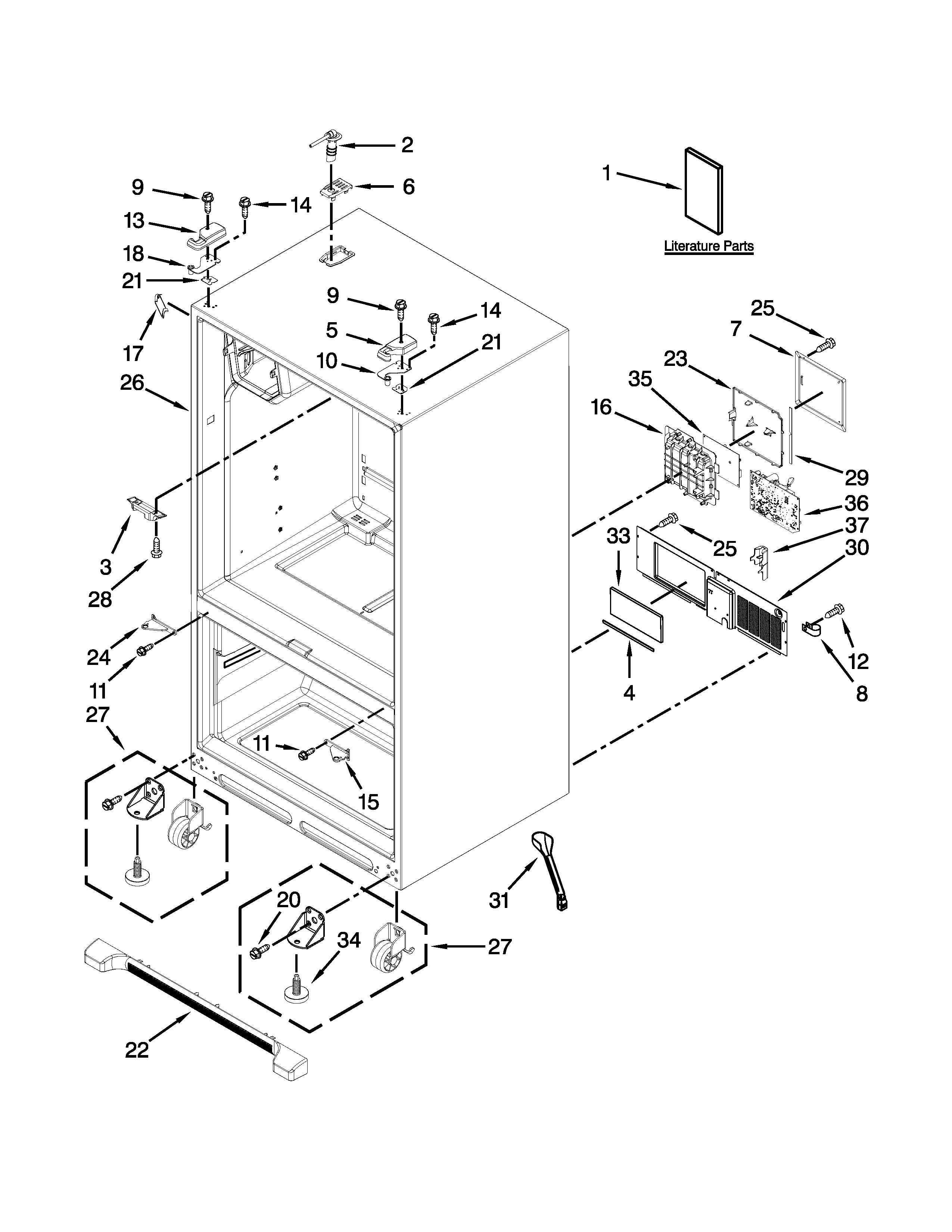 Cabinet parts