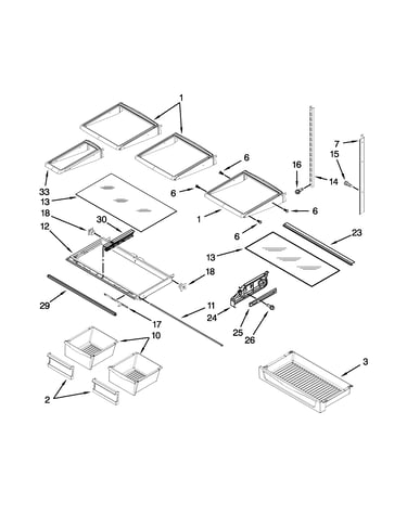 Shelf parts