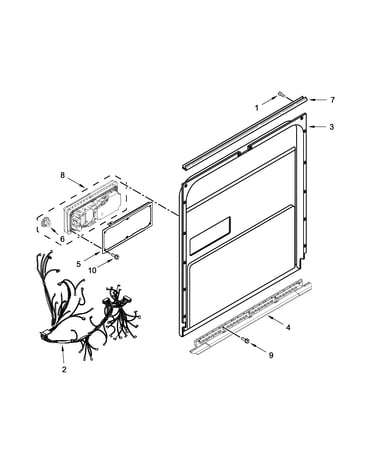 Inner door parts