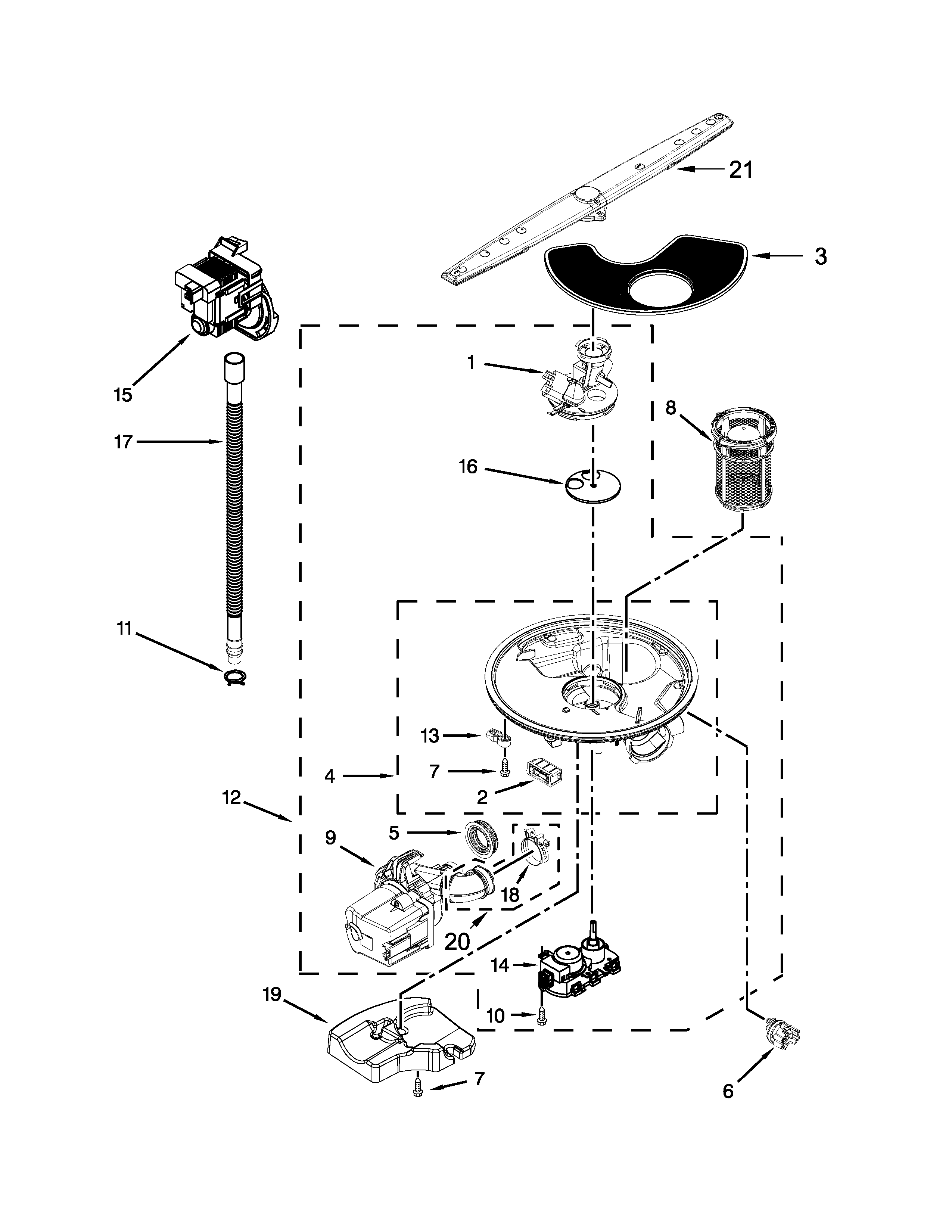 Pump and motor parts