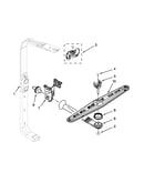 Upper wash and rinse parts