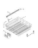 Upper rack and track parts