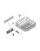 Lower rack parts