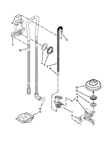 Fill, drain and overfill parts