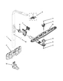 Upper wash and rinse parts