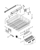 Upper rack and track parts