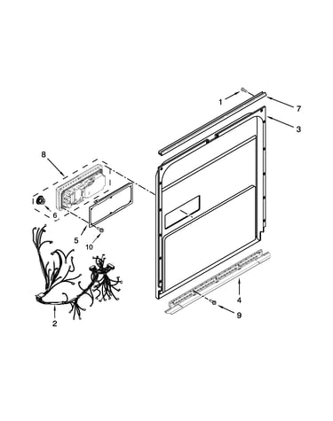 Inner door parts