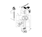 Whirlpool WDF775SAYW3 pump, washram and motor parts diagram