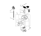 Whirlpool WDF780SLYW3 pump and motor parts diagram