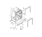 Whirlpool WDT790SAYM3 tub and frame parts diagram