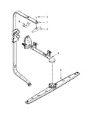 Upper wash and rinse parts