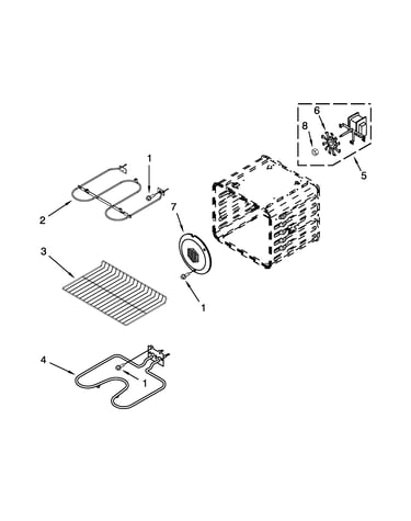 Internal oven parts