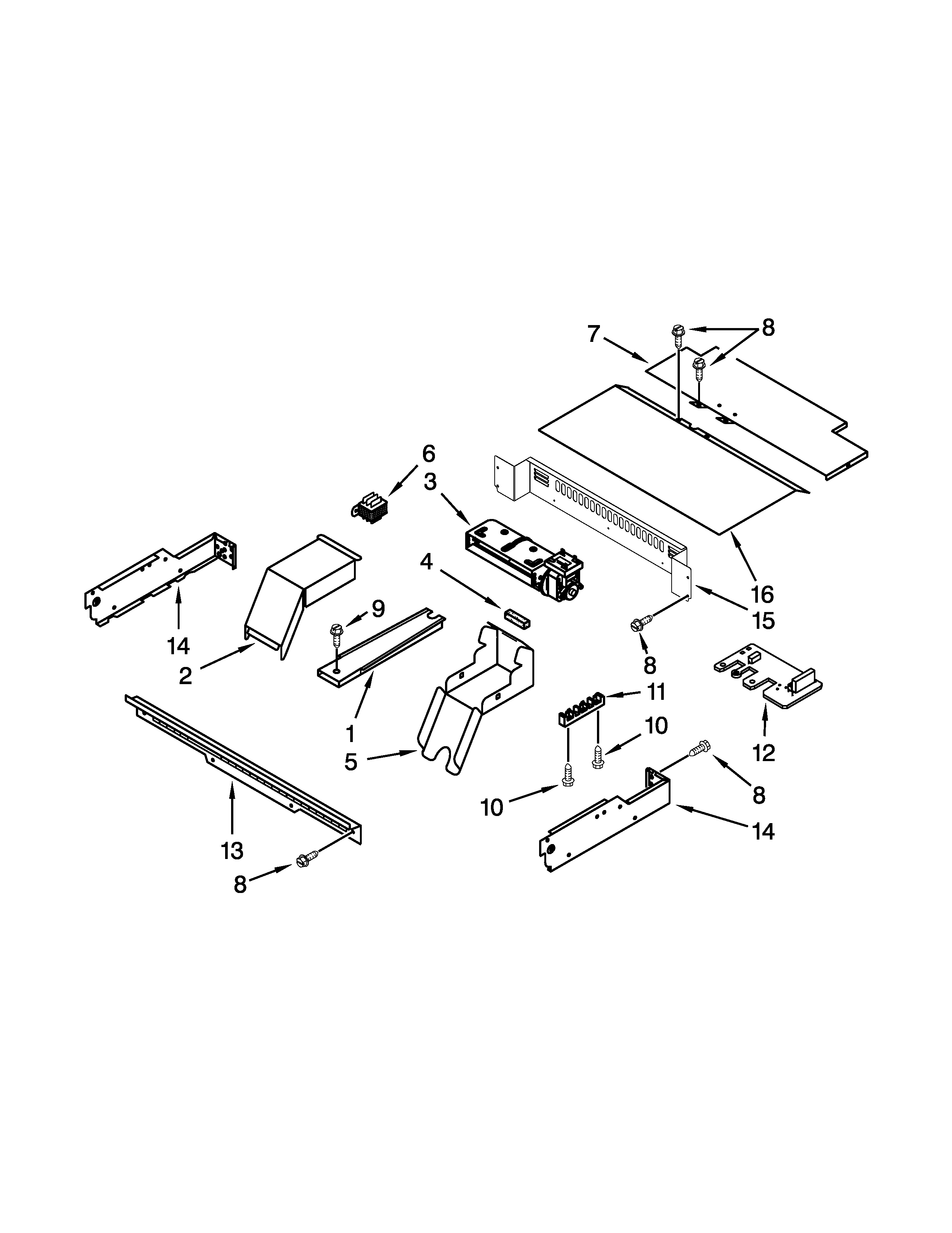 Top venting parts