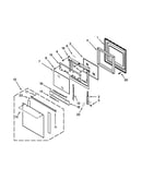 Oven door parts