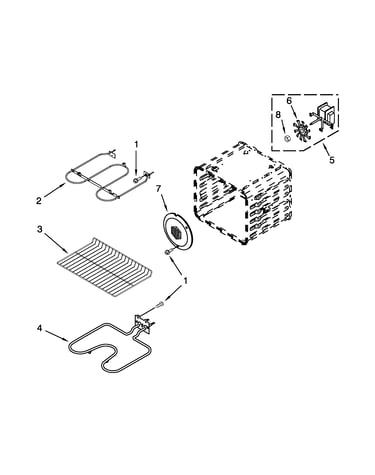 Internal oven parts