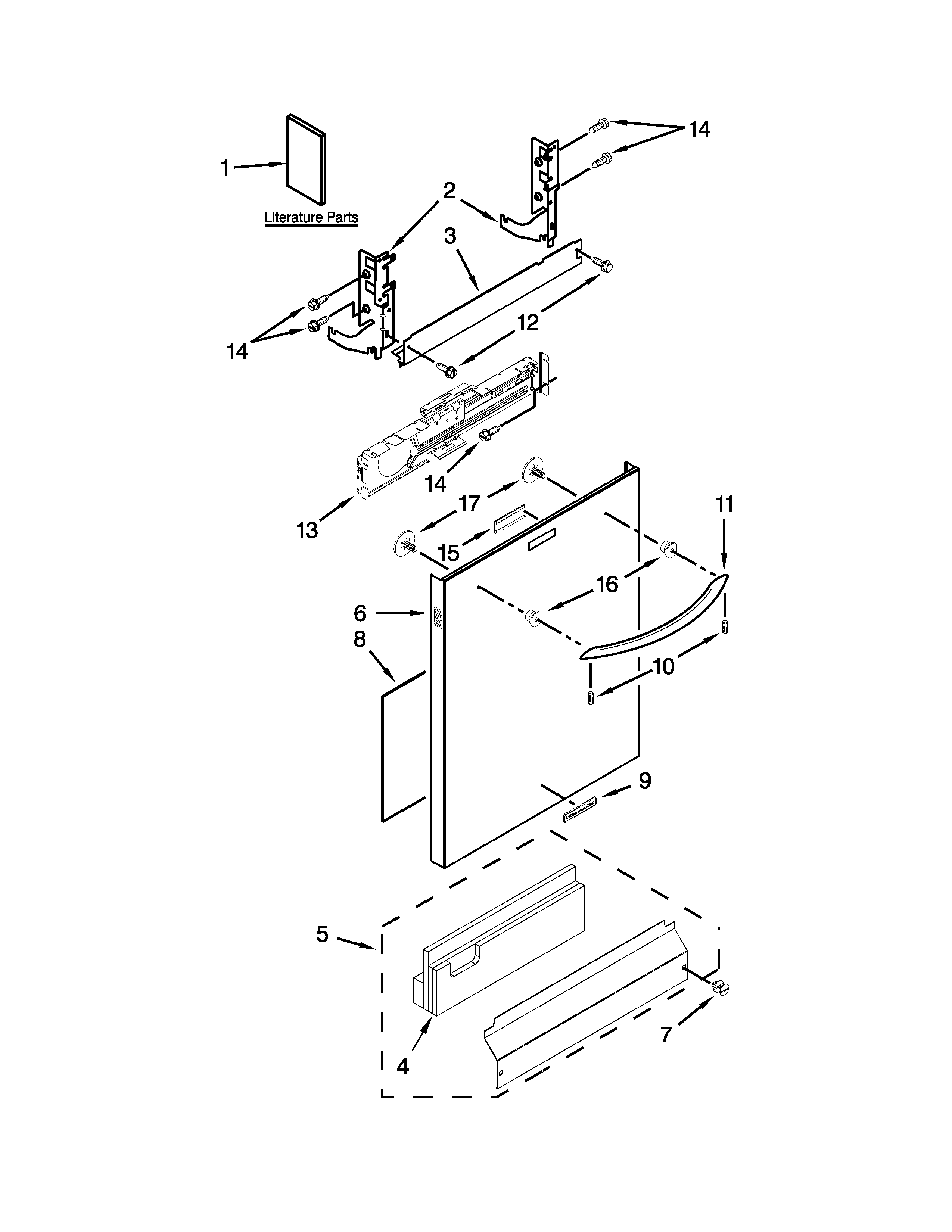 Door panel parts