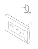 Microwave door parts