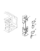 Microwave latch board parts