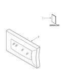 Microwave door parts