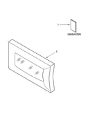 Microwave door parts