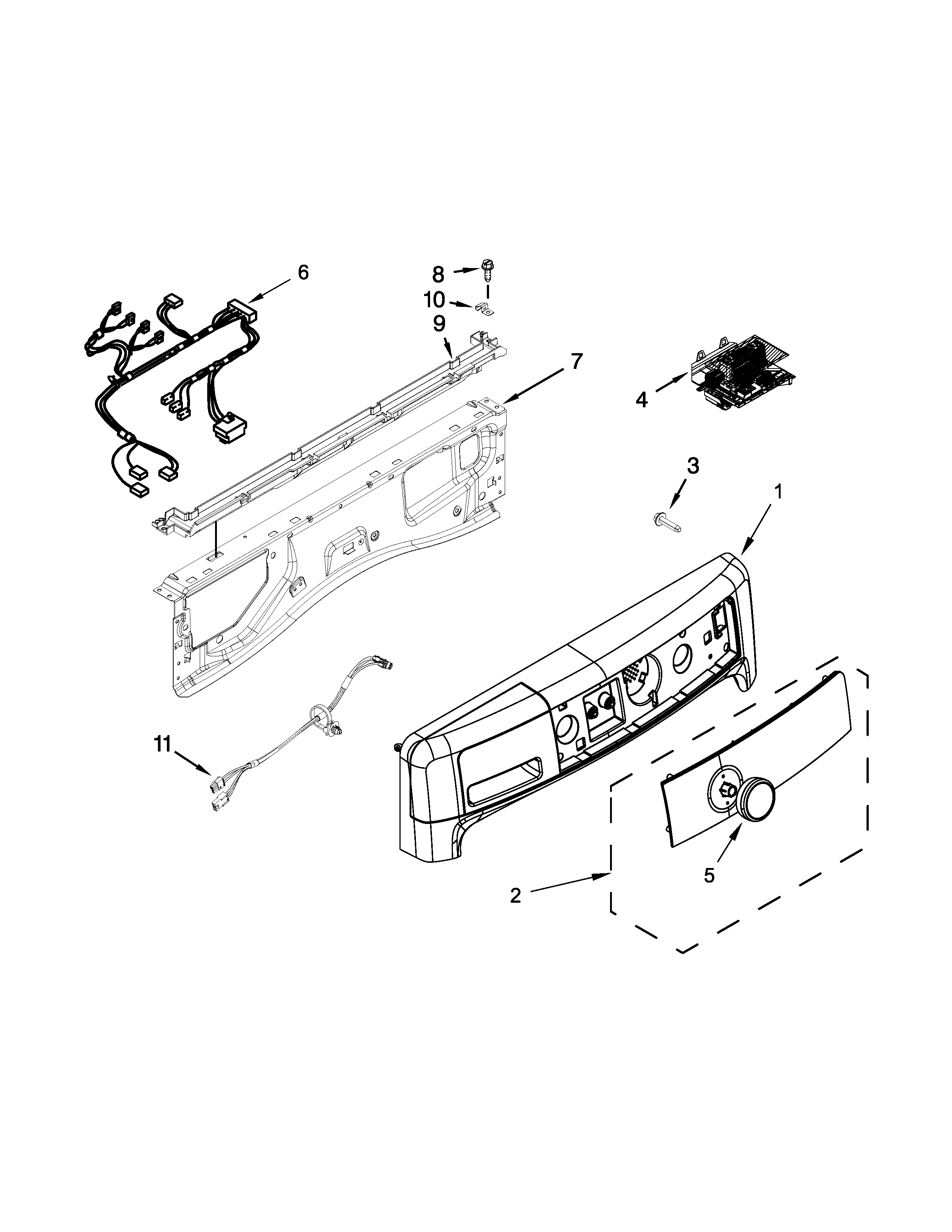 Control panel parts