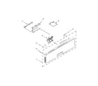 Jenn-Air JDB8500AWX3 control panel and latch parts diagram