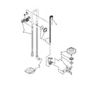 Jenn-Air JDB8500AWX3 fill, drain and overfill parts diagram