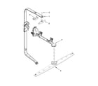 Jenn-Air JDB8500AWX3 upper wash and rinse parts diagram