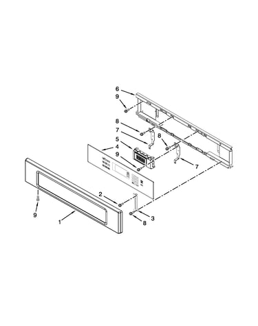 Control panel parts