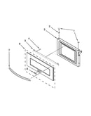 Microwave door parts